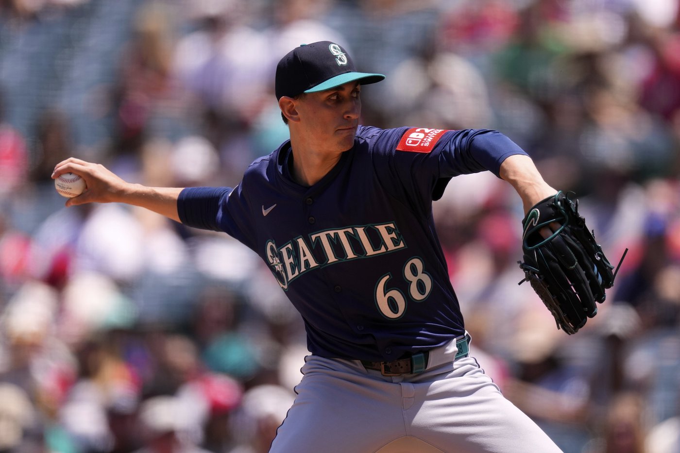 George Kirby strikes out career-high 14, Mariners beat Angels 3-2 to snap their 5-game skid | iNFOnews.ca