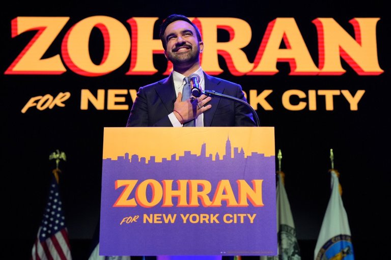 Photos of Zohran Mamdani and his supporters as they celebrate his election as NYC's mayor | iNFOnews.ca