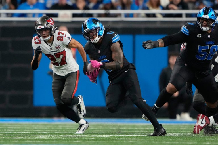 Gibbs has career-high 218 yards of offense and 2 TDs, helping Lions bounce back and beat Bucs 24-9 | iNFOnews.ca