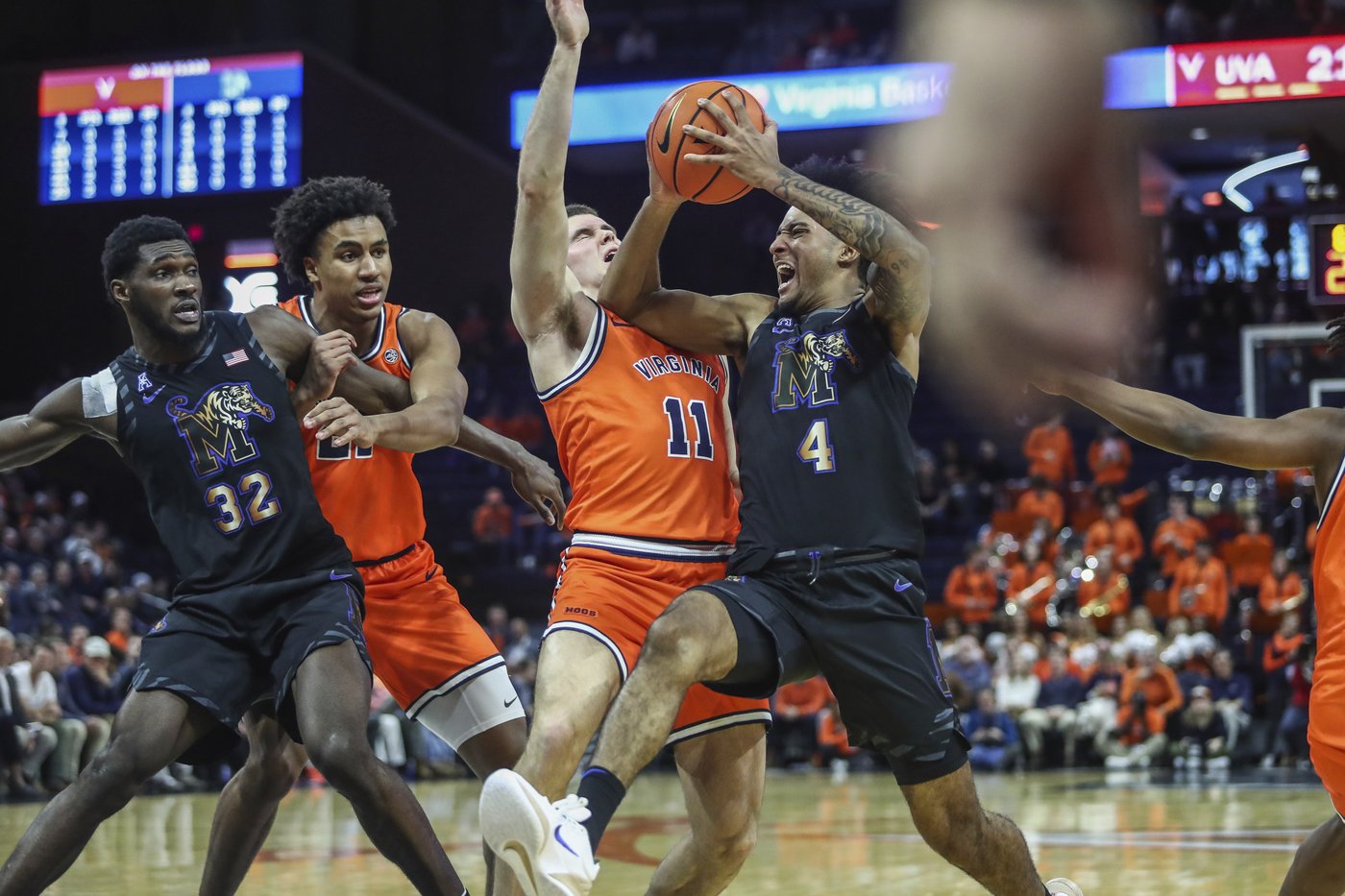 PJ Haggerty has big 2nd half in No. 21 Memphis' 64-62 victory at Virginia | iNFOnews.ca PJ Haggerty has big 2nd half in No. 21 Memphis' 64-62 victory at Virginia | iNFOnews.ca