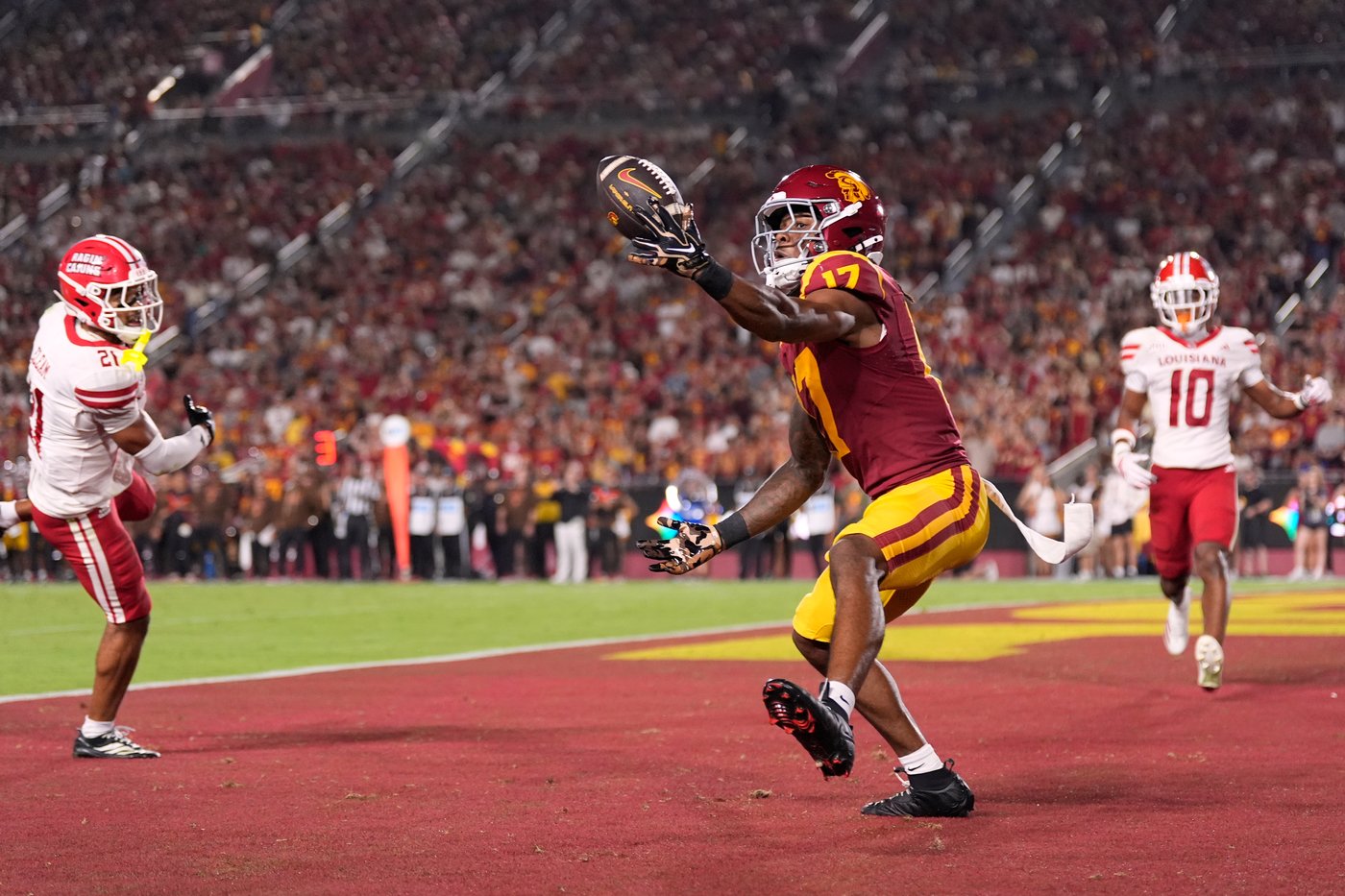 Maiava throws 5 TD passes, No. 14 Southern California beats Louisiana 49-30 | iNFOnews.ca Maiava throws 5 TD passes, No. 14 Southern California beats Louisiana 49-30 | iNFOnews.ca