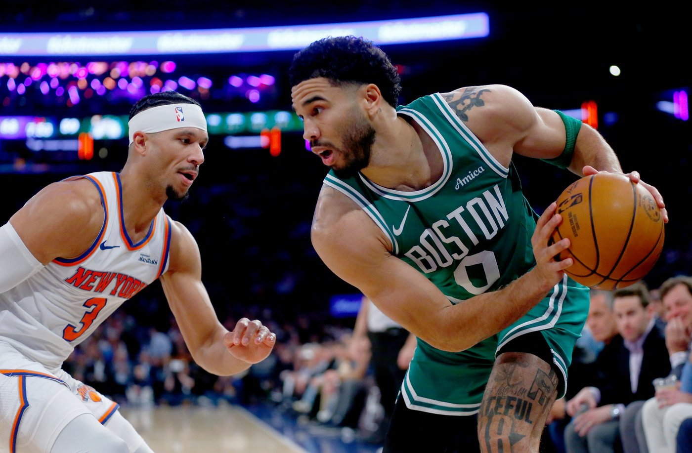Jayson Tatum makes a strong return to Madison Square Garden, site of his injury in the playoffs | iNFOnews.ca Jayson Tatum makes a strong return to Madison Square Garden, site of his injury in the playoffs | iNFOnews.ca