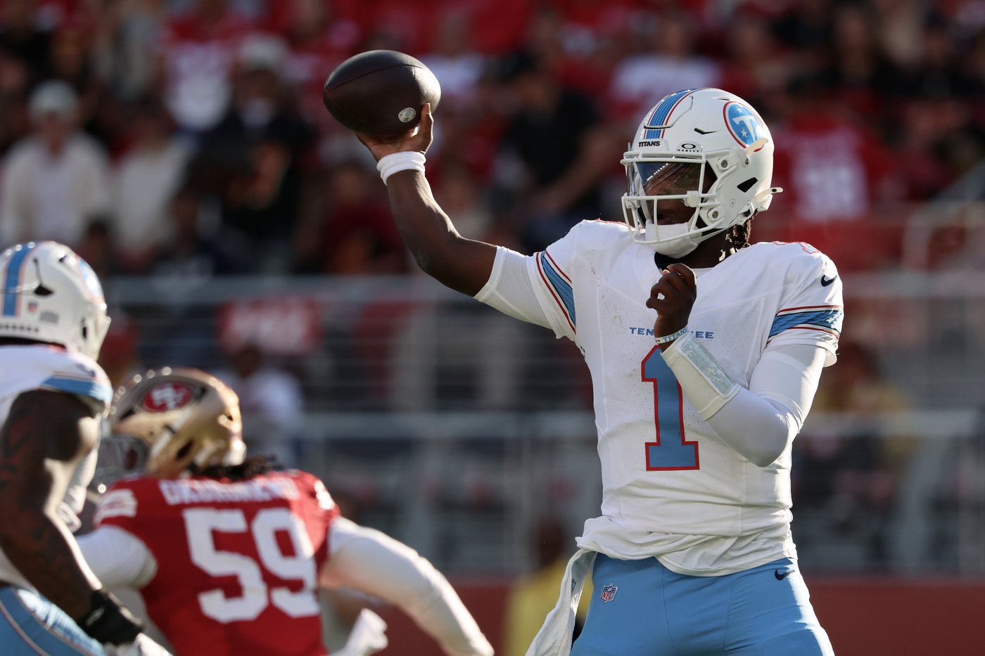 Cam Ward struggles in the Titans' 19-13 preseason win over the 49ers | iNFOnews.ca