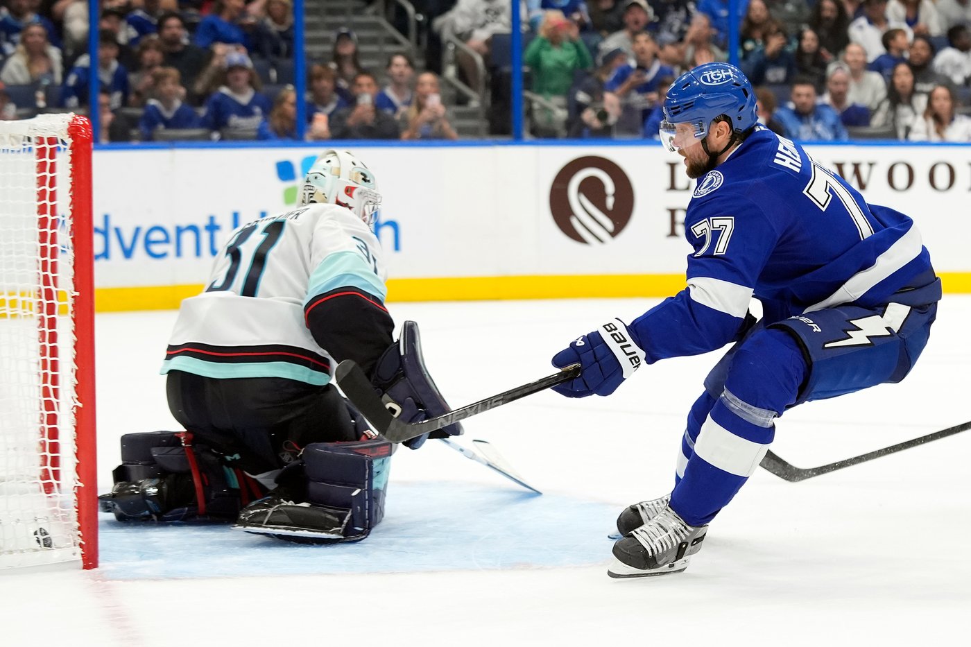 Victor Hedman's goal 2:07 into overtime lifts Lightning past Kraken 4-3 | iNFOnews.ca Victor Hedman's goal 2:07 into overtime lifts Lightning past Kraken 4-3 | iNFOnews.ca