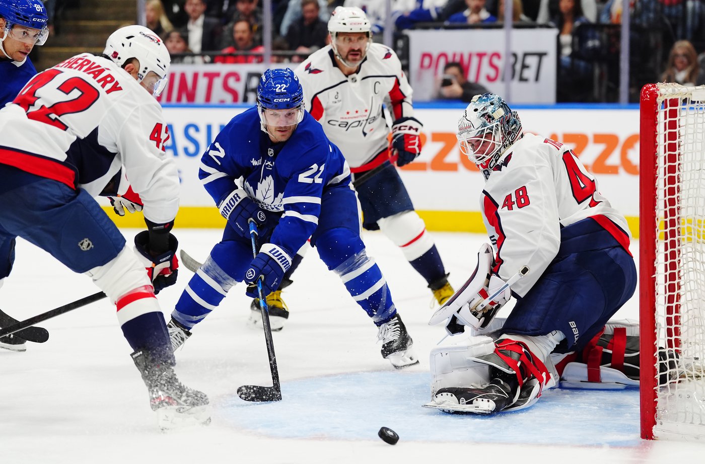 Logan Thompson backstops Capitals to 4-0 shutout victory over Maple Leafs | iNFOnews.ca Logan Thompson backstops Capitals to 4-0 shutout victory over Maple Leafs | iNFOnews.ca