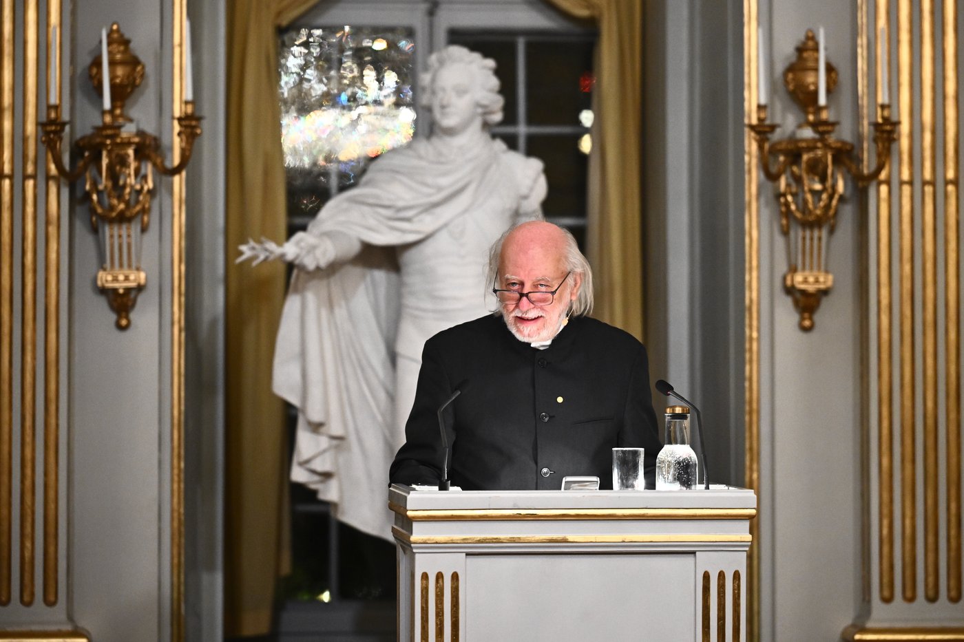 Nobel literature laureate Krasznahorkai delivers rare lecture in Stockholm | iNFOnews.ca
