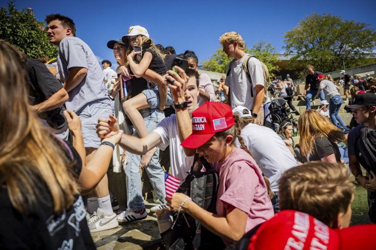 The Latest: Conservative activist Charlie Kirk has been shot at an event in Utah | iNFOnews.ca