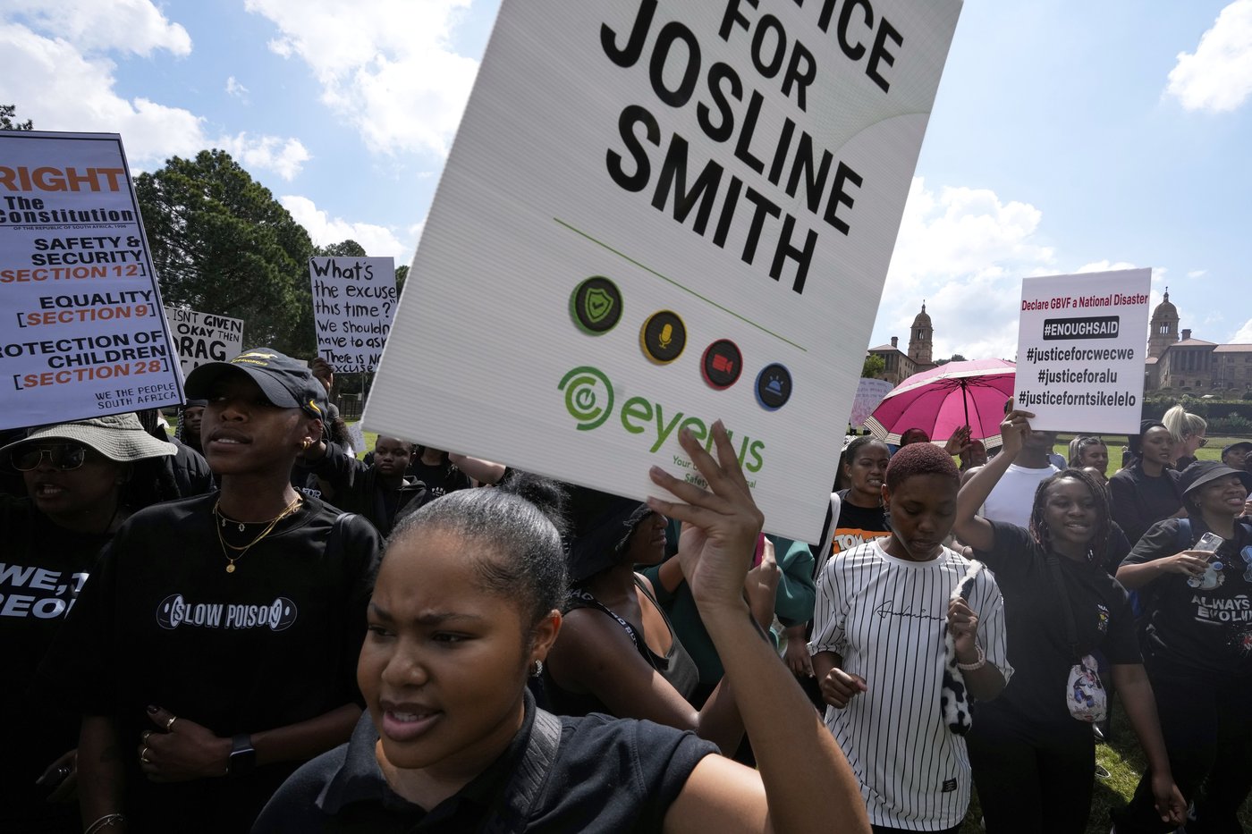 Crowds demonstrate against gender-based violence in South Africa after alleged rape of 7-year-old | iNFOnews.ca