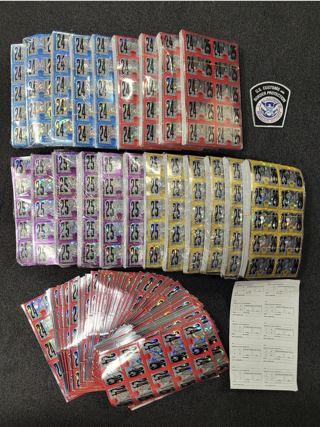 Customs agents seize 22,000 fake Pennsylvania vehicle inspection stickers shipped from Israel | iNFOnews.ca