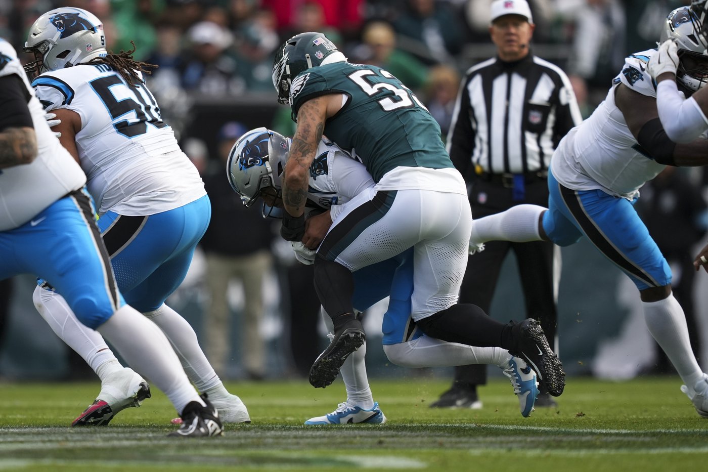 Barkley's brilliance helps Eagles beat Panthers 22-16 but pass game has Philly frustrated | iNFOnews.ca Barkley's brilliance helps Eagles beat Panthers 22-16 but pass game has Philly frustrated | iNFOnews.ca
