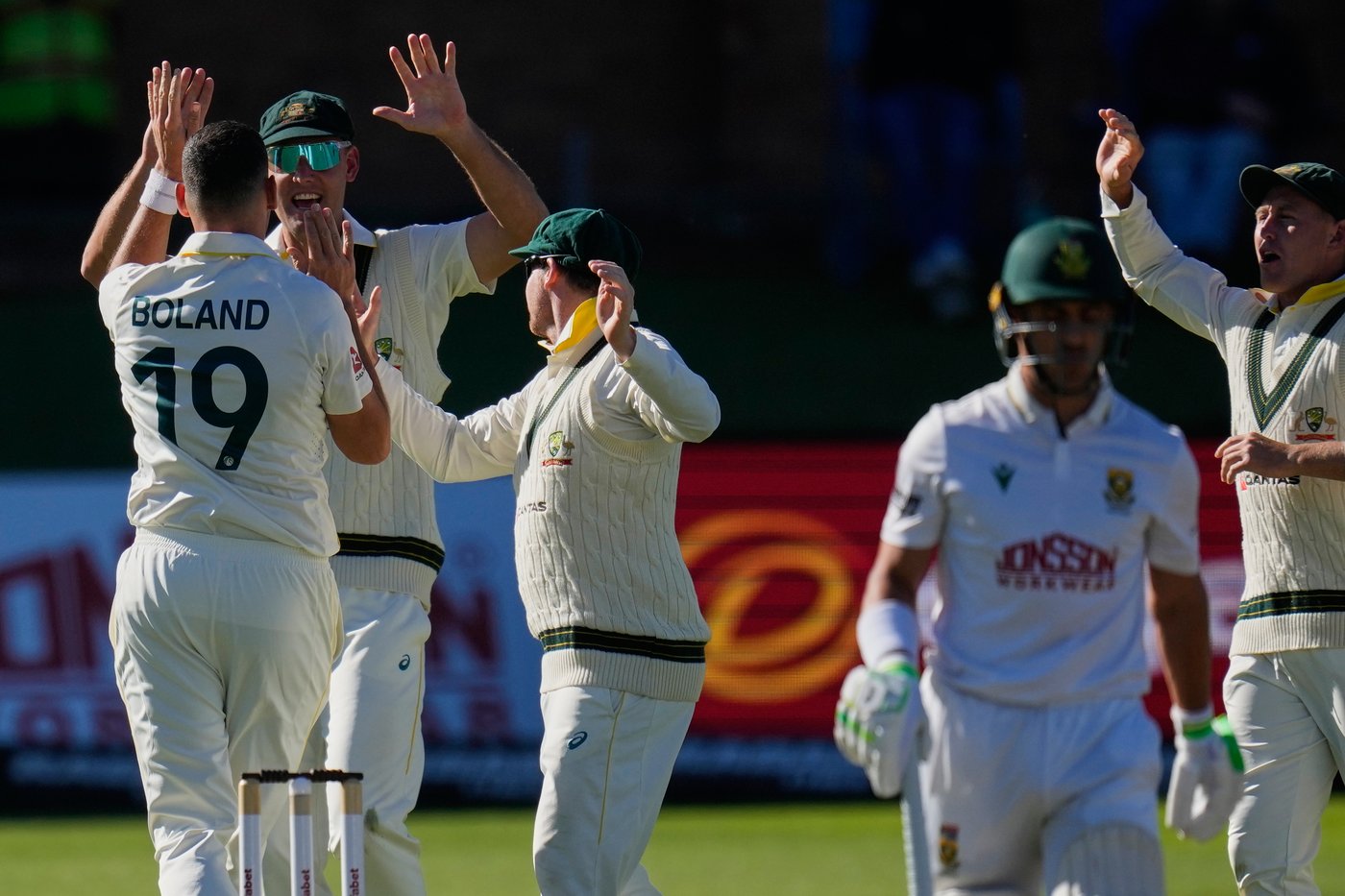 Boland leading Australia attack as South Africa down to 97-5 after second rain-affected day | iNFOnews.ca Boland leading Australia attack as South Africa down to 97-5 after second rain-affected day | iNFOnews.ca