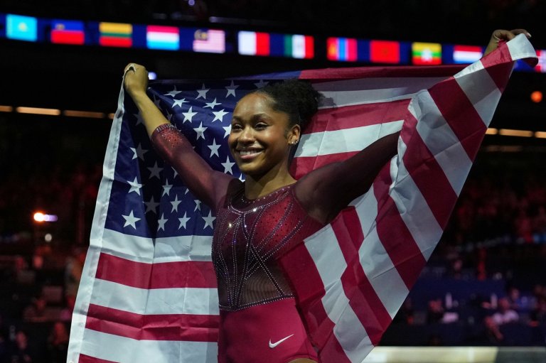 American gymnast Skye Blakely's long road to the top ends with gold at the world championships | iNFOnews.ca
