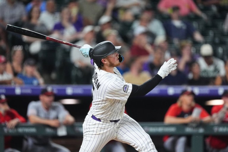 Hunter Goodman's go-ahead homer in 8th inning lifts Rockies to 8-7 victory over Nationals | iNFOnews.ca