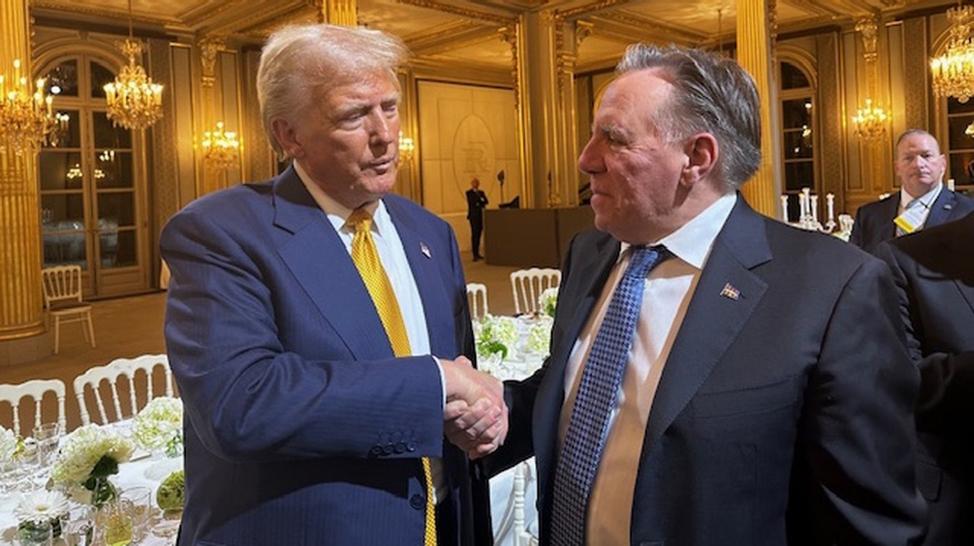 Border control and tariffs: Quebec Premier François Legault meets Trump in Paris | iNFOnews.ca