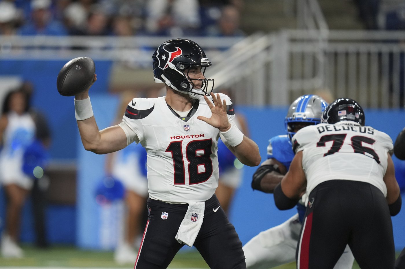 Lions QB Kyle Allen, rookie WR Isaac TeSlaa solidify roster chances in 26-7 preseason loss to Texans | iNFOnews.ca