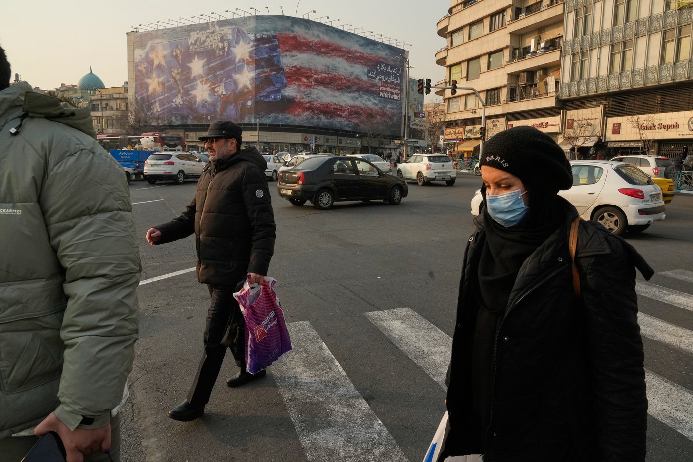 Iran unveils mural warning of retaliation if US conducts a military strike | iNFOnews.ca