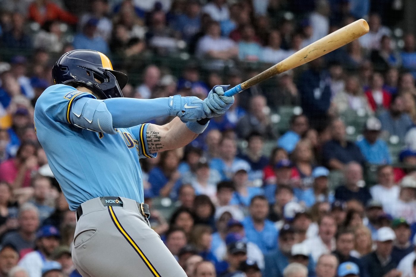 Jacob Misiorowski dominant again, Brice Turang homers as Brewers top Cubs 5-2 to move into 1st | iNFOnews.ca Jacob Misiorowski dominant again, Brice Turang homers as Brewers top Cubs 5-2 to move into 1st | iNFOnews.ca