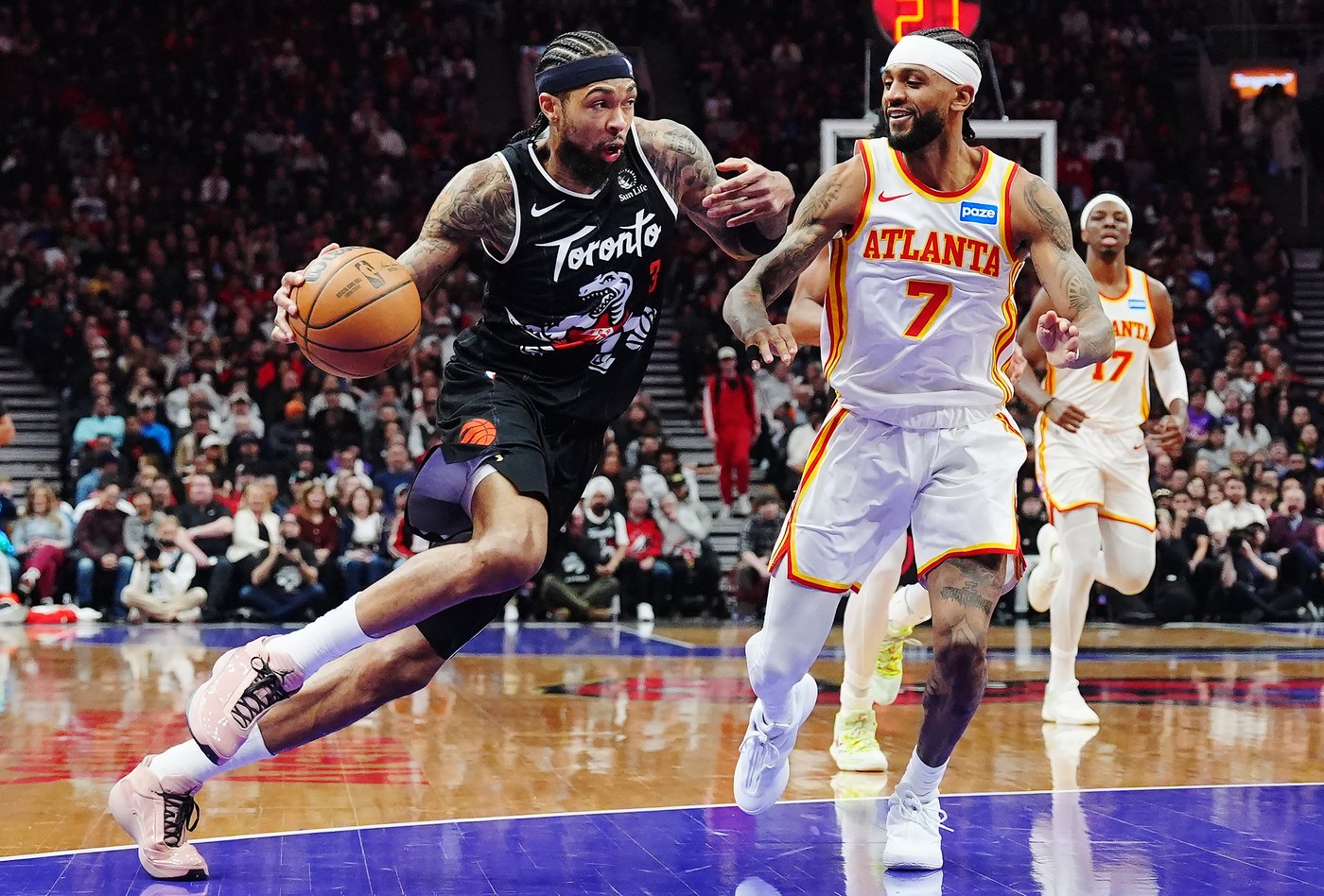 RJ Barrett and Brandon Ingram help Raptors surge past Hawks 134-117 | iNFOnews.ca