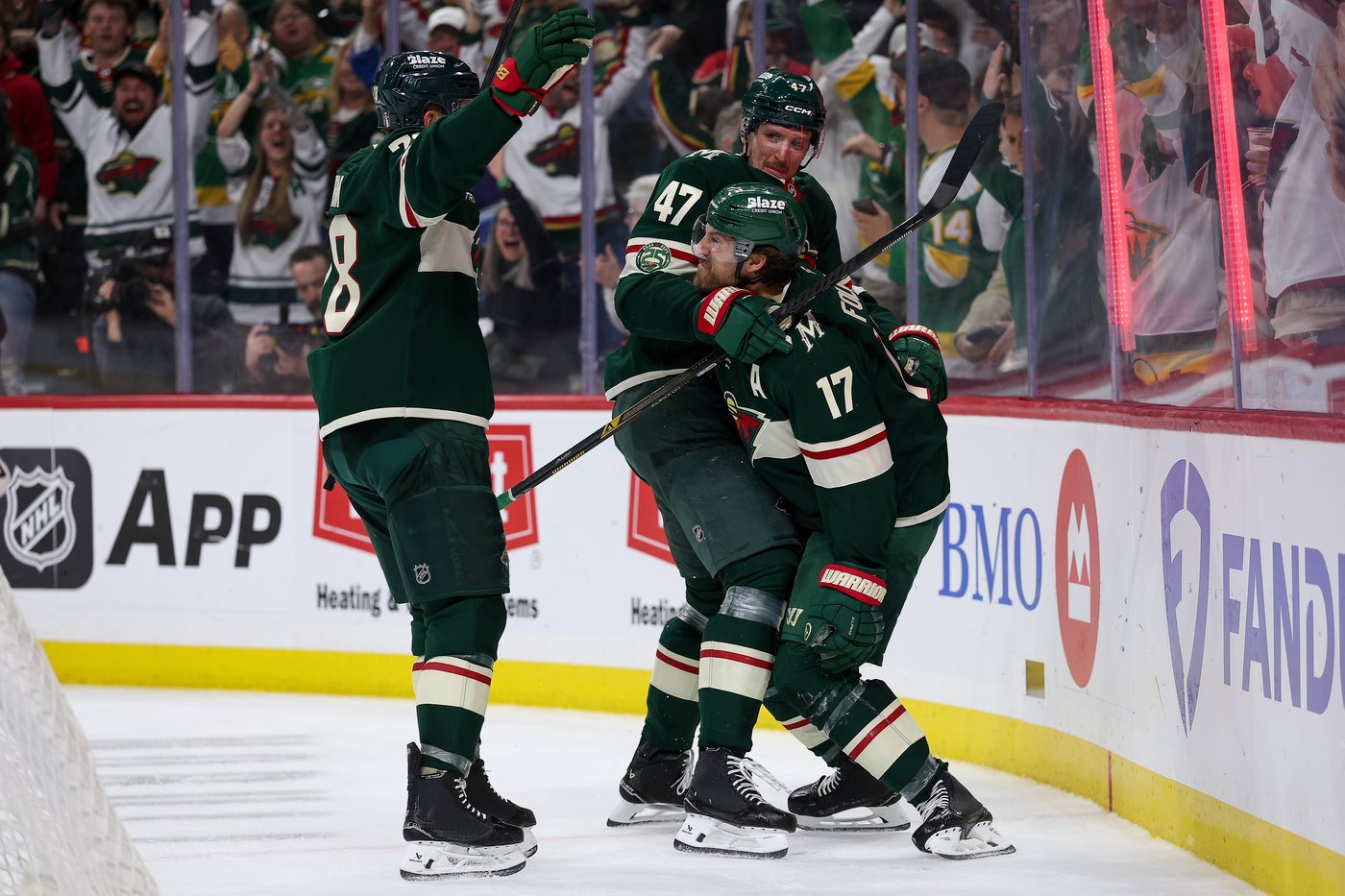 Boldy's deflection late in 1st OT lifts Wild past Stars 3-2 to tie series at 2 | iNFOnews.ca