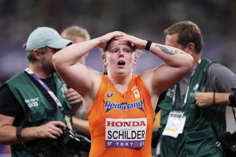 Schilder wins women's shot put at the worlds on the final throw of a grueling day | iNFOnews.ca