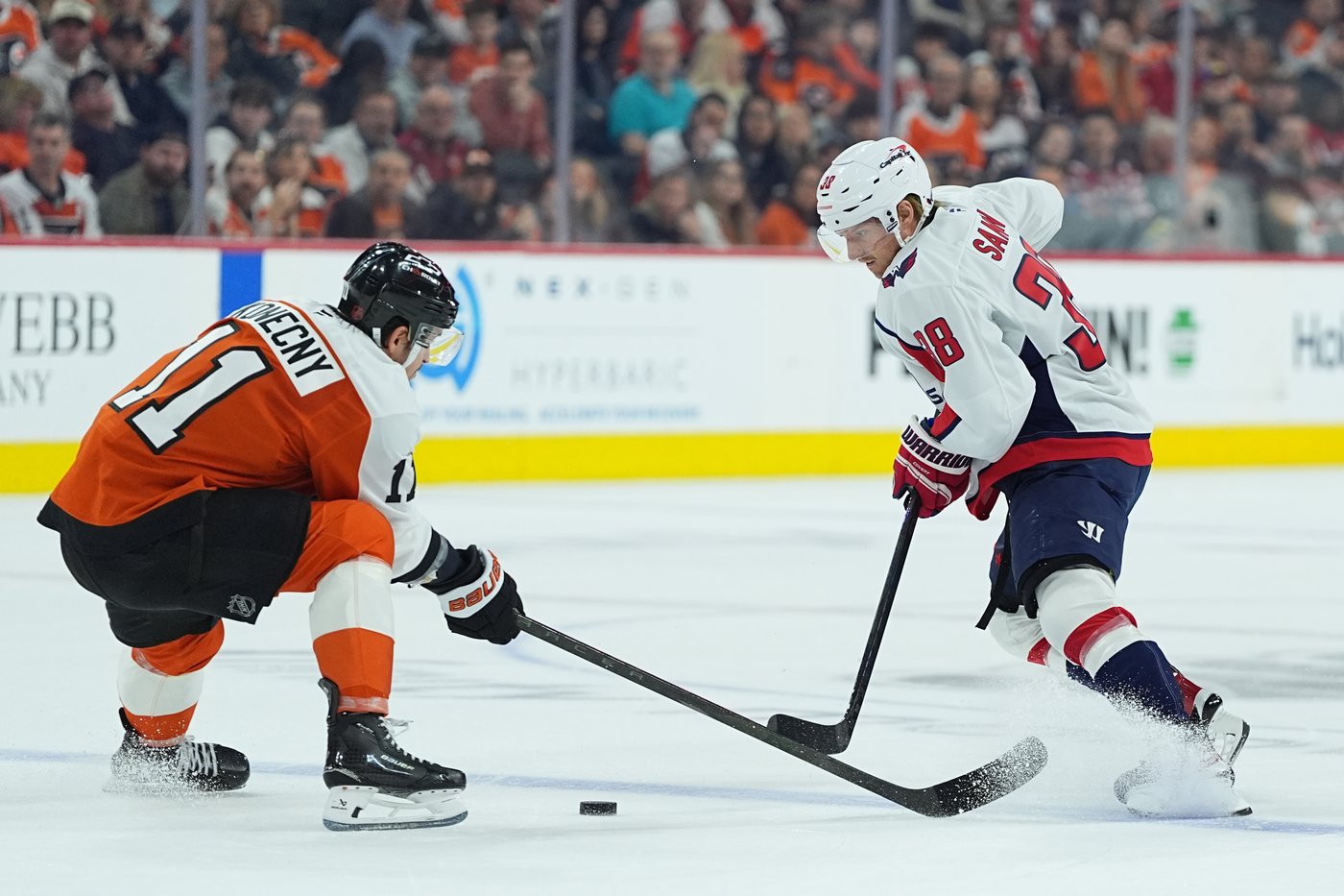 Konecny, Zegras score in 2nd period, help rally Flyers to a 4-1 win over the Capitals | iNFOnews.ca
