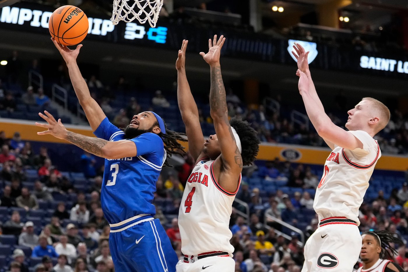 Saint Louis pounds Georgia 102-77 in March Madness as Dion Brown dominates at the rim with 18 points | iNFOnews.ca Saint Louis pounds Georgia 102-77 in March Madness as Dion Brown dominates at the rim with 18 points | iNFOnews.ca