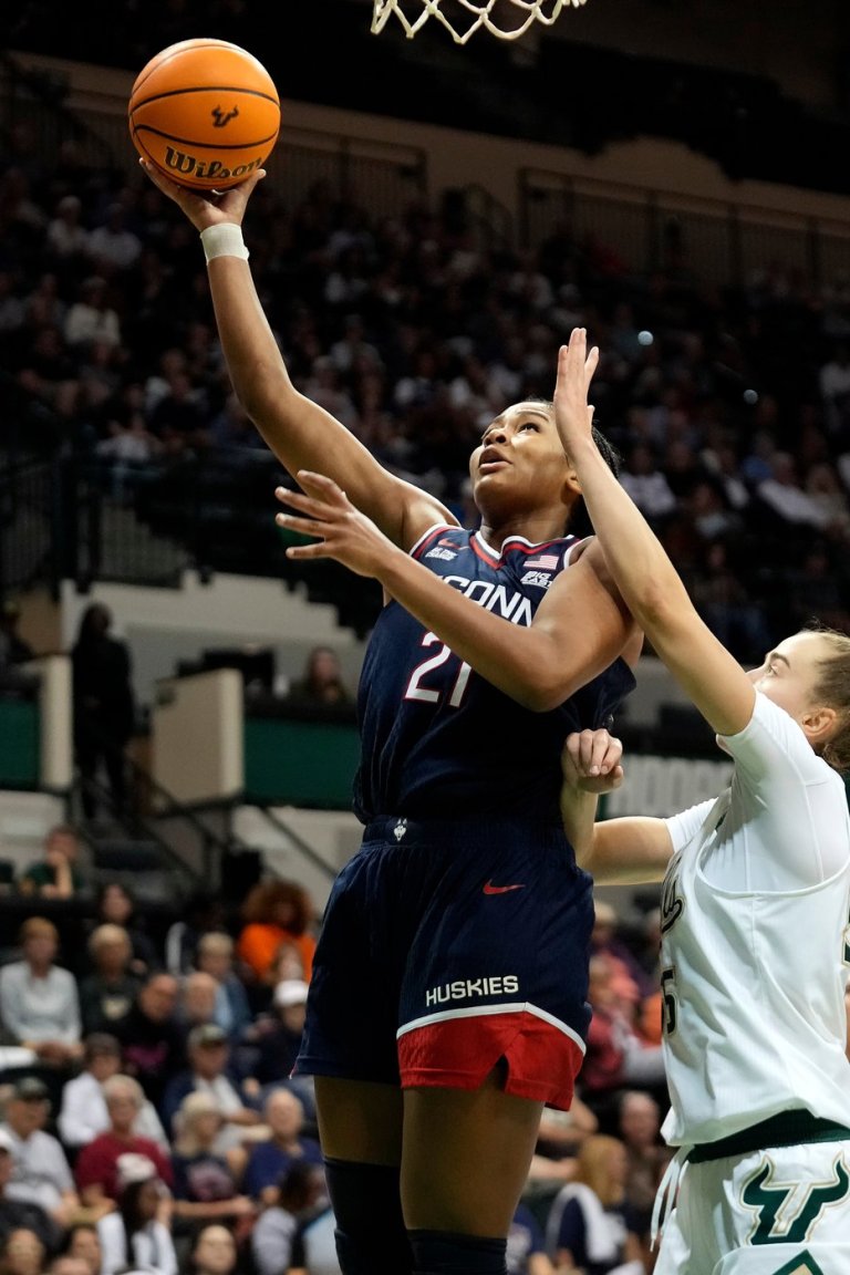 Sarah Strong scores 14 to lead No. 1 UConn over South Florida 85-51 | iNFOnews.ca