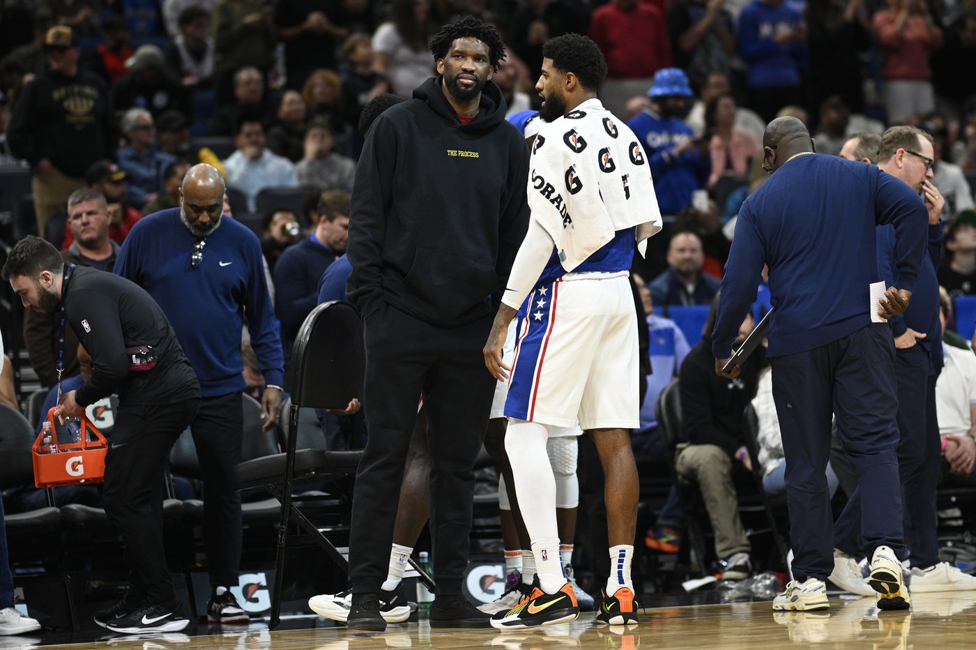 Sixers center Joel Embiid to miss upcoming road trip with swelling in his left knee | iNFOnews.ca