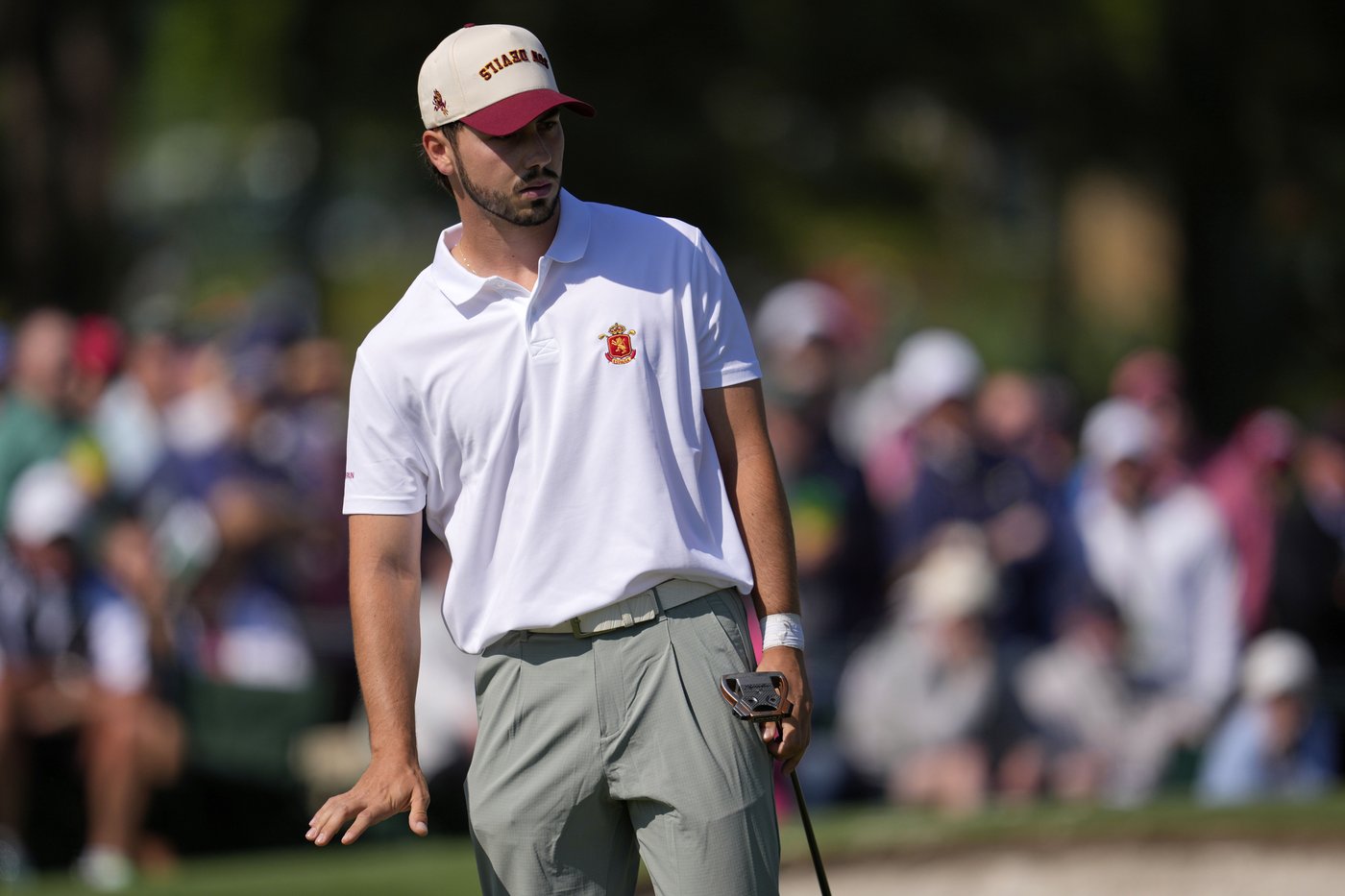Masters whiz kid: Jose Luis Ballester takes a different kind of relief and does No. 1 at No. 13 | iNFOnews.ca Masters whiz kid: Jose Luis Ballester takes a different kind of relief and does No. 1 at No. 13 | iNFOnews.ca