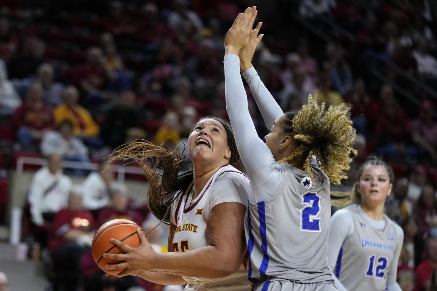 Crooks scores 16, Brown has double-double as No. 8 Iowa State women beat Indiana State 64-42 | iNFOnews.ca