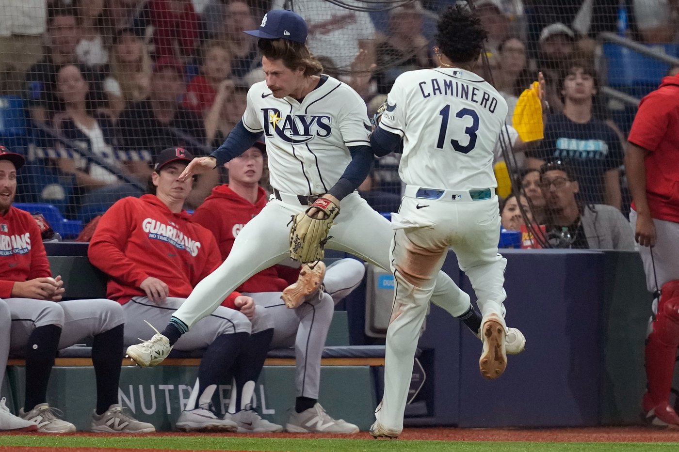 Chase DeLauter and José Ramírez lead the Guardians to a 7-3 win over the Rays in Game 1 of the ALCS | iNFOnews.ca Chase DeLauter and José Ramírez lead the Guardians to a 7-3 win over the Rays in Game 1 of the ALCS | iNFOnews.ca
