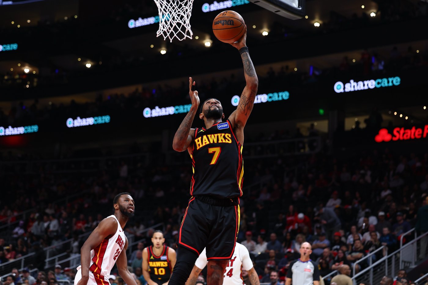 Herro scores 24 points in return to help the Heat beat the Hawks 128-97 | iNFOnews.ca