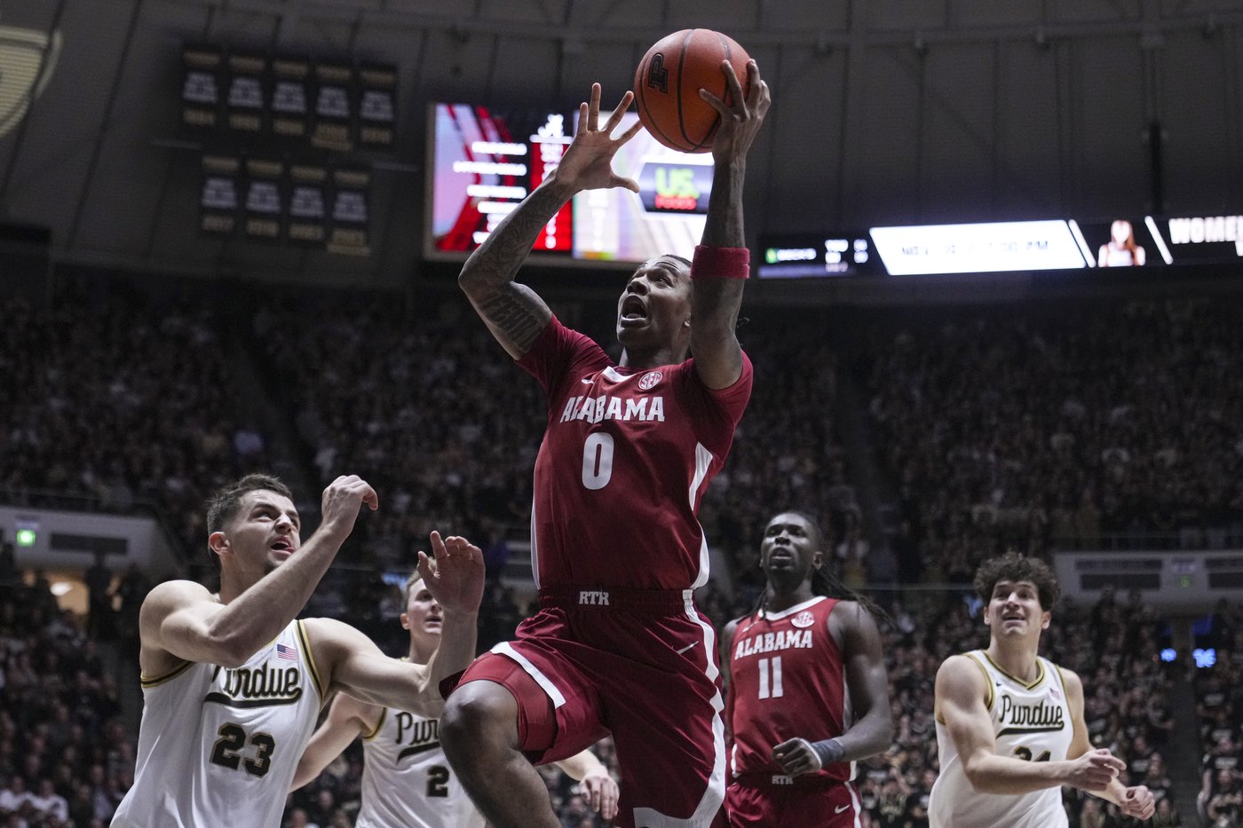 Trey Kaufman-Renn scores 26 points to lead No. 13 Purdue past No. 2 Alabama 87-78 | iNFOnews.ca