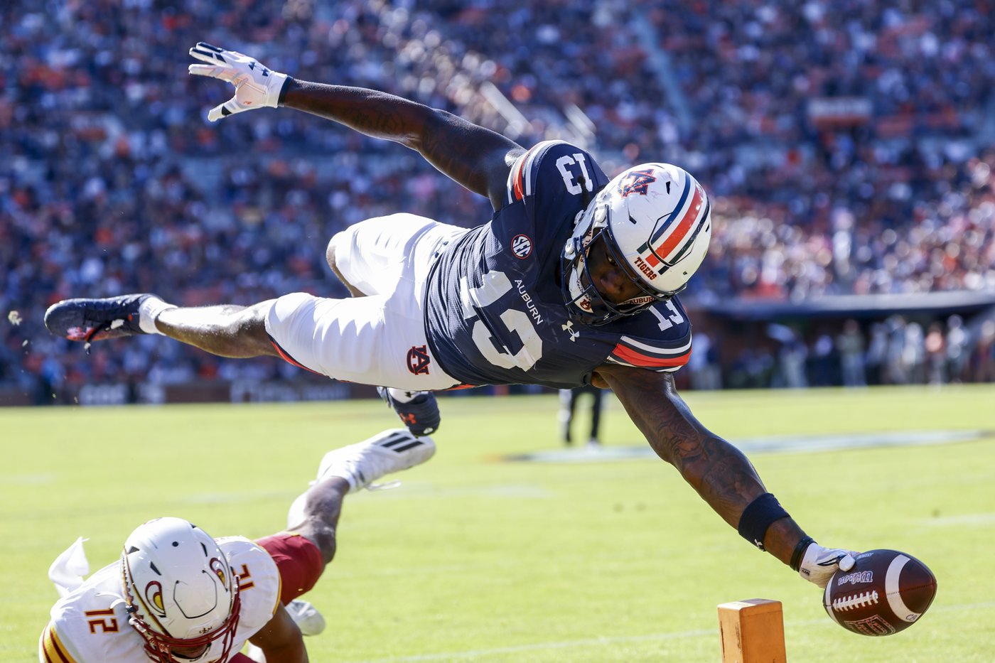 Thorne throws for career-high 5TDs and Auburn dismantles UL Monroe 48-14 | iNFOnews.ca