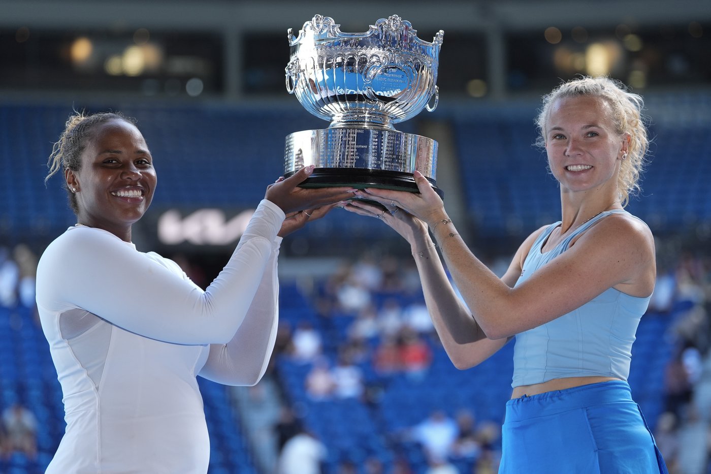 Top-seeded Taylor Townsend and Katerina Siniakova win the women's doubles at the Australian Open | iNFOnews.ca