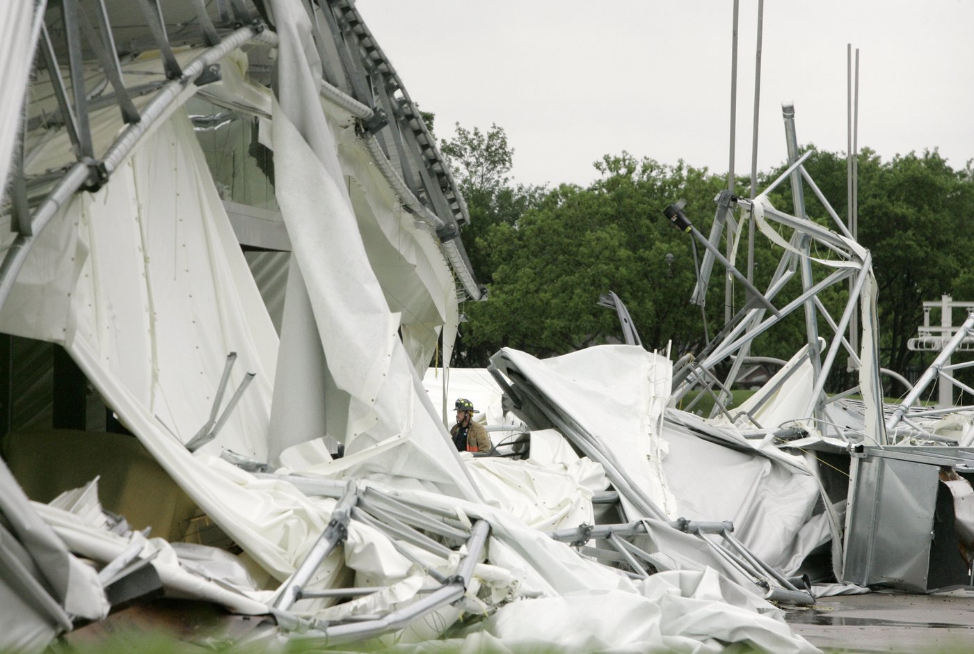 Tropicana Field shredded by Hurricane Milton is the latest sports venue damaged by weather | iNFOnews.ca