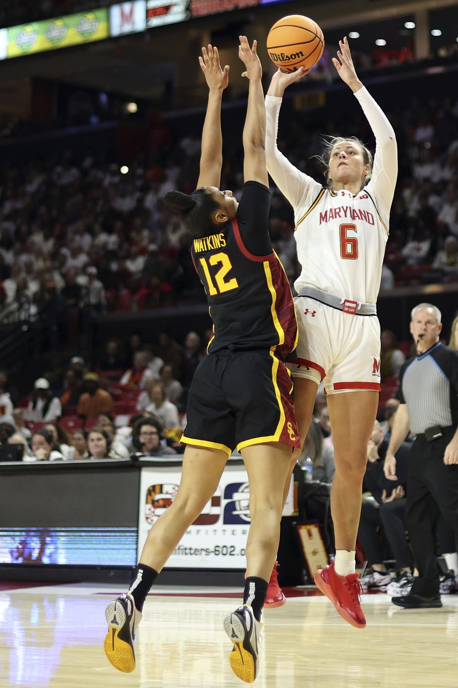 JuJu Watkins scores 21 as No. 4 USC tops No. 8 Maryland 79-74, handing the Terps their first loss | iNFOnews.ca JuJu Watkins scores 21 as No. 4 USC tops No. 8 Maryland 79-74, handing the Terps their first loss | iNFOnews.ca