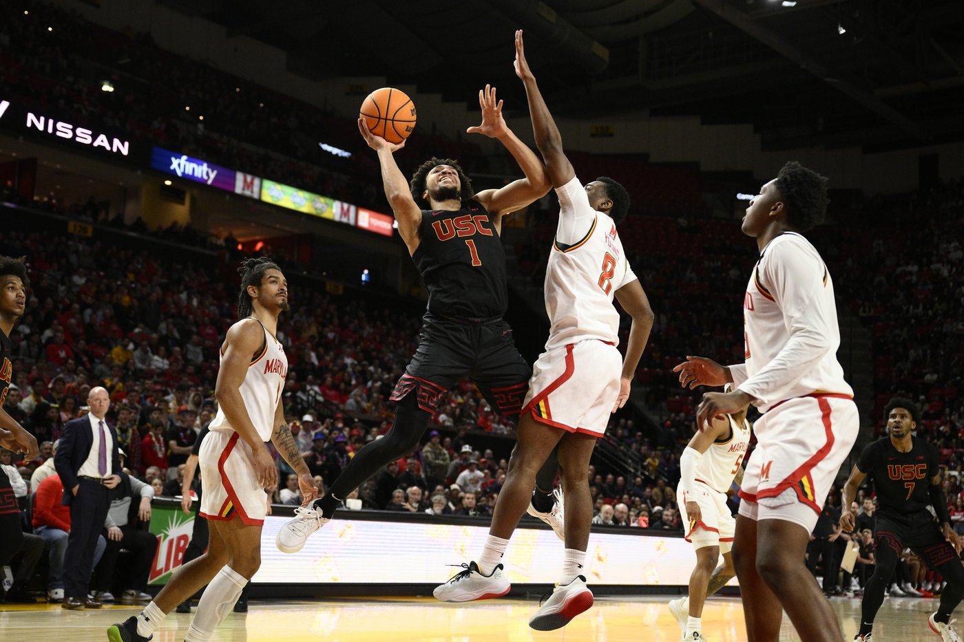 No. 20 Maryland wins its 13th straight at home, starting both halves strong in an 88-71 win over USC | iNFOnews.ca