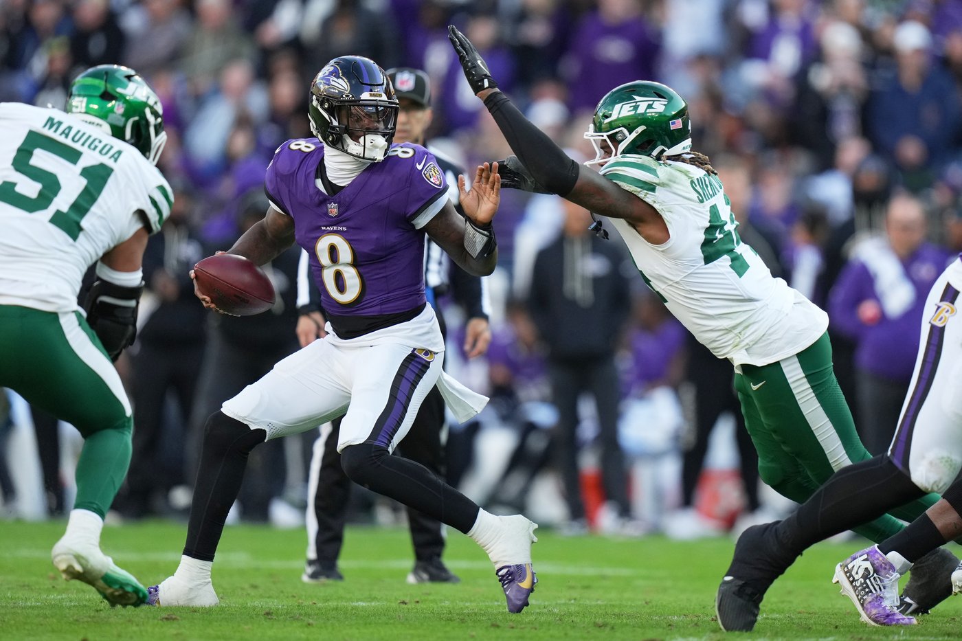 Henry rushes for 2 TDs to help sluggish Ravens to fifth straight win, 23-10 over Jets | iNFOnews.ca Henry rushes for 2 TDs to help sluggish Ravens to fifth straight win, 23-10 over Jets | iNFOnews.ca