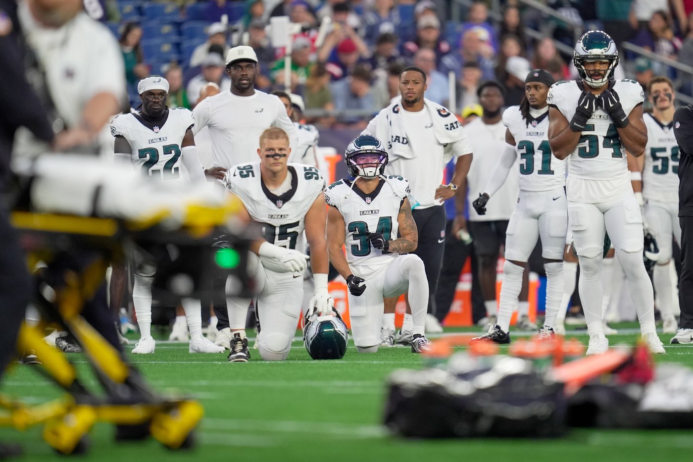Eagles RB Ja’Quinden Jackson traveled home with team after injury in preseason game at New England | iNFOnews.ca