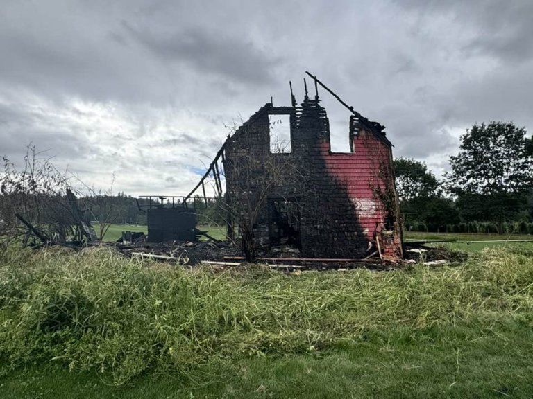 Fire wrecks B.C.'s historic Little Red House, beloved by painters and photographers | iNFOnews.ca