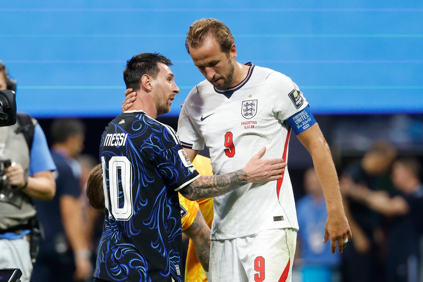 One Extraordinary Photo: Messi and Kane hug after World Cup semifinal | iNFOnews.ca