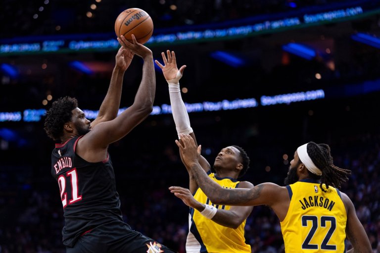 Embiid scores season-high 39 points to lead 76ers to 115-105 win against Pacers | iNFOnews.ca