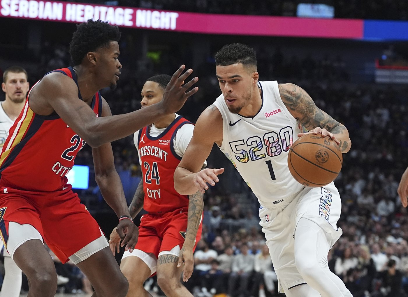 Porter ties career high with 39 points, Jokic adds 38 as Nuggets beat struggling Pelicans 144-119 | iNFOnews.ca Porter ties career high with 39 points, Jokic adds 38 as Nuggets beat struggling Pelicans 144-119 | iNFOnews.ca