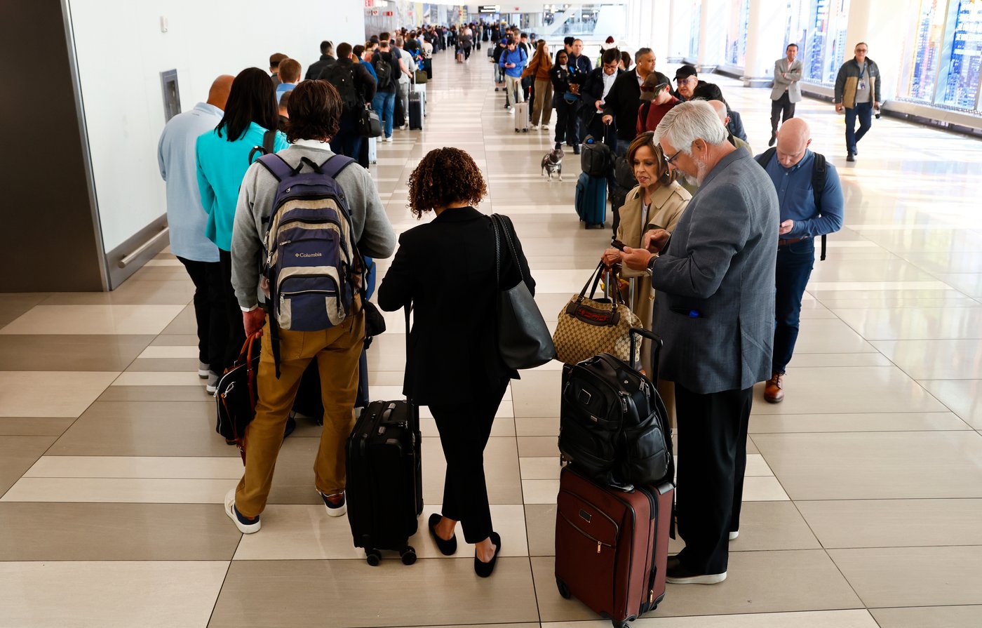 Photos show ICE agents at US airports where the partial government shutdown triggered delays | iNFOnews.ca