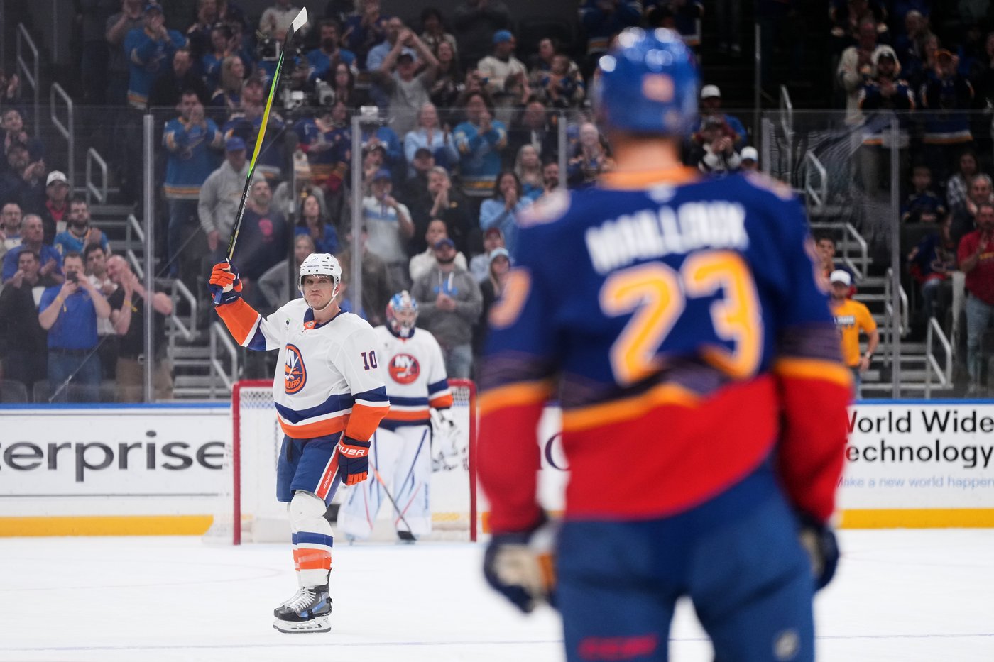Barzal scores OT winner to cap rally, and Islanders edge Blues 4-3 | iNFOnews.ca Barzal scores OT winner to cap rally, and Islanders edge Blues 4-3 | iNFOnews.ca