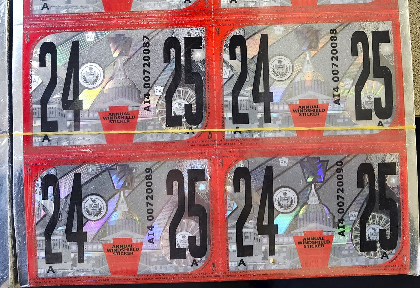 Customs agents seize 22,000 fake Pennsylvania vehicle inspection stickers shipped from Israel | iNFOnews.ca