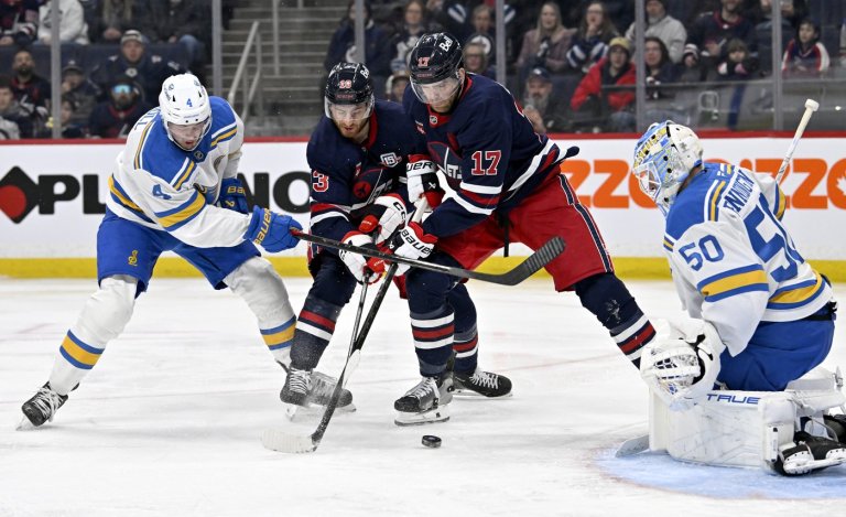 NHL roundup: Haydn Fleury ends 2-year goal drought as Jets edge Blues 3-2 | iNFOnews.ca