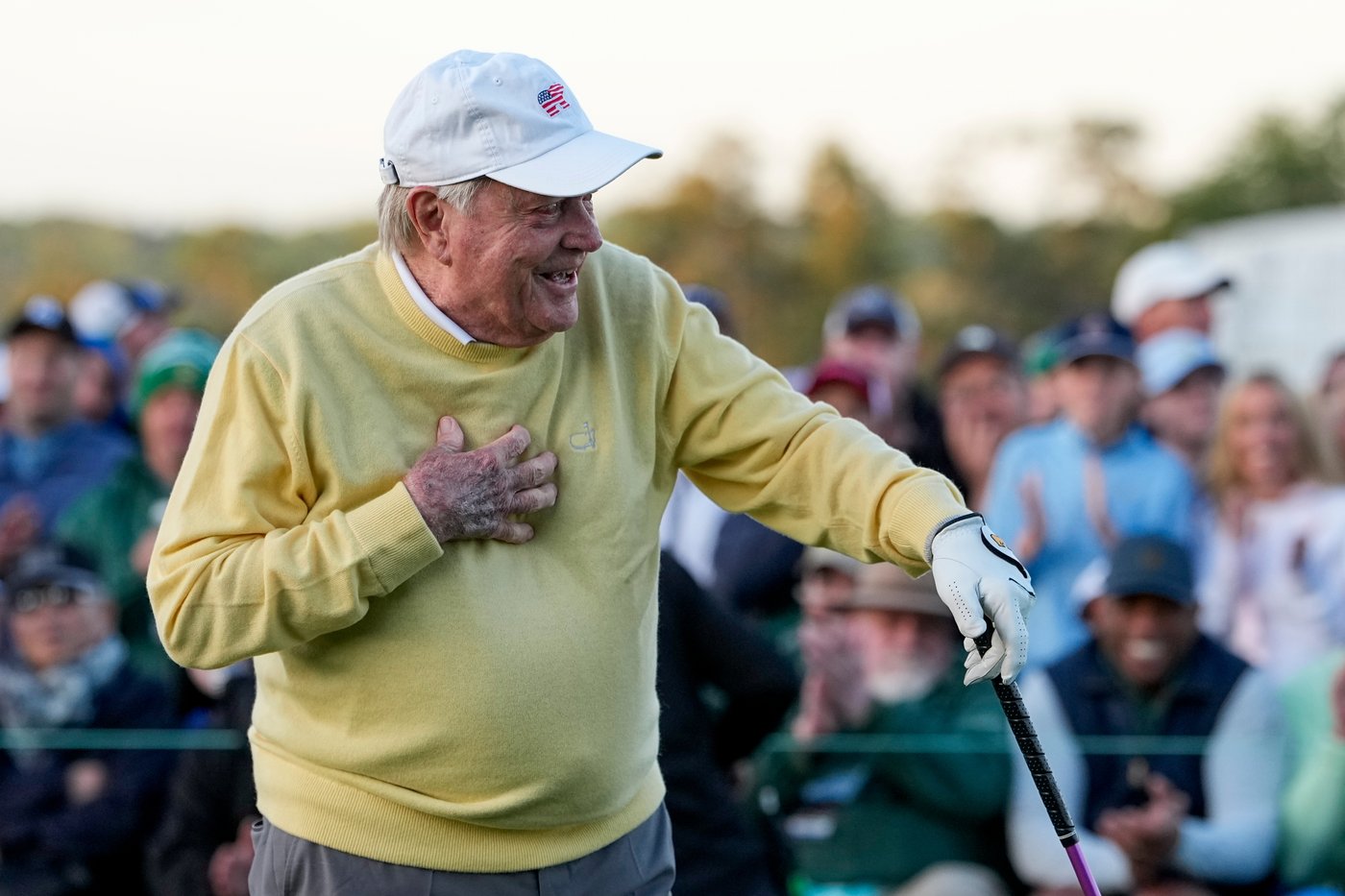 A wild hook and a big leg kick as Jack Nicklaus, Gary Player and Tom Watson open the Masters | iNFOnews.ca A wild hook and a big leg kick as Jack Nicklaus, Gary Player and Tom Watson open the Masters | iNFOnews.ca