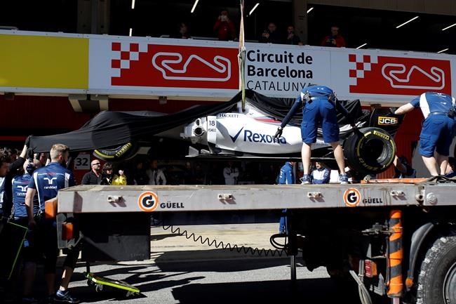 Canadian rookie Stroll goes off track for second day in a row of F1 testing | iNFOnews.ca